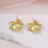 Novos brincos de flor de óleo de zircônia microincrustada de alta qualidade femininos coreanos ins fashion temperamento brincos atacado