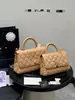 Nova bolsa de ombro e transversal mini alça Coco 24K para mulheres AS2215 caixa de presente de couro