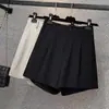 Pantalones de Mujer 2023 Nuevas Explosiones Otoño talla extra Mujer Pantalones de Tirar Cintura Alta Adelgazantes Chifón Pierna Ancha Shorts