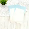 Bolsa Transparente con Cierre de Cremallera Azul y Rosa Degradado Estilo Celebridad de Internet Ins Bolsa de Almacenamiento para Accesorios de Ropa Bolsa de Embalaje Sellada a Prueba de Humedad