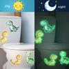 Novo Luminoso Mg-Ym007 Desenho Animado Mundo dos Dinossauros Banheiro Decoração de Banheiro Adesivo de Parede Autoadesivo Atacado Transfronteiriço