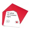 Set de Envolvente para Tarjeta de Saludo de Texto Nuevo Día de San Valentín Transfronterizo Tamaño Grande 10 Juegos o Más Tarjeta de Mensaje de Regalo Festivo para Pareja