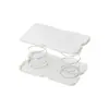 Soporte de resorte para caja de pañuelos para uso doméstico, estante creativo para sala de estar, base para caja de servilletas de restaurante, soporte elástico para caja de pañuelos de elevación automática