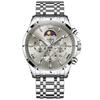 Reloj de Marca Oli Shi Reloj de Cuarzo Multifuncional Reloj Deportivo para Niños Fase Lunar Casual Reloj de Hombre Reloj de Hombre