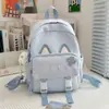 Mochila Estilo Campus Femenina Estilo Nuevo 2026, Linda Bolsa Escolar de Gato para Estudiante de Primaria, Mochila Ligera para Viajes Estilo Chica Suave