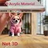 Protetor de Porta de Celular Tema Água-viva Fofo 2D para Conector iPhone/Type-C Android Desenho Animado
