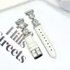 Adecuado para Huawei Gt7/5 Correa de Reloj Gato Kt Incrustada de Diamantes Correa de Reloj de Cuero Watch6Gt5Pro Estilo Femenino Pulsera de Lujo Ligero Correa de Reloj