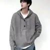 Nuevo suéter con capucha de punto Otoño/Invierno 2026, unisex, corte holgado, estilo casual, versátil y relajado