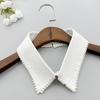 Fábrica Hecho Listo Ventas Directas Transfronterizo Exclusivo Blanco Simple Adornado con Perlas Versátil Cuello Falso