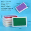 Almofada de Carimbo Infantil Tinta para Pintura a Dedo DIY Kit de Tintas Brinquedo Papelaria Atacado Embalagem Plástica Ecológica Carimbos Coloridos