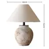 Ornamento de Vento Silencioso Estilo Japonês Sala de Estar Estudo Luminária de Cabeceira Pote de Porcelana Feito à Mão Vasos de Flores Luminária de Mesa de Cerâmica para Hotel Pousada