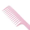 Peine y Peine para Champú de Dientes Gruesos para Barbería Personalizado Mango Suave Peine para el Cabello para Cabello Rizado Peine Plano de Dientes Anchos para Uso en Casa