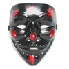 Máscara luminosa de Halloween cara en V vendetta máscara de horror led mascarada accesorios para animar máscara de mueca EL