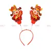 Diadema de Año Nuevo Festival de Primavera 2026, Juguetes para Niños de Buena Suerte Año del Caballo, Accesorios para Fotos, Globos, Globos de Papel de Aluminio para Puesto de Mercado Nocturno
