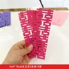 Larga tira de vegetación para decoración de bodas, adornos colgantes para la habitación de la novia, pequeños caracteres "doble felicidad" conectados para arrojar, juego de seis piezas, esencial para las celebraciones de bodas