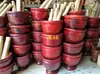 Características Étnicas Barril de Madera Maciza Tailandesa para Machacar Sabor Dai Máquina de Machacar Patas de Pollo Barril para Machacar Verduras Jingpo Machacador de Ajo
