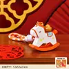 2026 Llavero Caballo Mecedora Año Nuevo Femenino Lindo Colgante Muñeca Pony Festiva Cadena para Llaves Colgante para Mochila Escolar Regalo