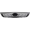 Adecuado para rejilla delantera de Camry 2012-2014, carcasa cromada con revestimiento negro 5310106320