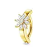 Anillo para el ombligo con forma de cruz de estilo básico simple de venta caliente transfronteriza con tachuela para el ombligo de circonita de media luna, Joyería para piercing invertido de estilo abierto