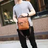 Bolso de Hombro Transfronterizo Bolso de Hombre Bolso Retro para Hombre Maletín Bolso Cruzado Gran Capacidad Bolso Casual Nuevo Bolso de Mano de Moda