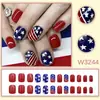 Exportación europea y americana, arte de uñas único y elegante para el uso diario, longitud media, fábrica original, disponible al por mayor, productos terminados