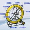 Herramienta de Hilo para Construcción Eléctrica, Guía de Cable de Plomo Perforado de Fibra de Vidrio, Herramienta de Dragado de Tuberías, Pasacables Eléctrico, Dispositivo para Pasar Cables