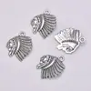 19*22mm figura cabeça de chefe indígena DIY liga Joia colar pulseira pingente pingente atacado