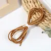 Cuerda de terciopelo coreano tira de cuero pulsera de microfibra collar joyería cuerda de cuero tejida trenza de tres hilos multicolor opcional en stock