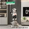Enfeites de chão grandes de astronauta vermelho em rede, acessórios para casa, loja Shangchao, escultura de astronauta, presente de inauguração de casa