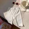 Pantalones de Montar de Cinco Puntos de Alta Elasticidad para Niños Pantalones de Yoga Estilo Coreano para Niñas Pantalones Básicos Casuales de Corte Ajustado Pantalones de Seguridad de Moda