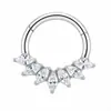 Lujo Ligero F136 Aleación de Titanio Colgante con Forma Anillo de Nariz Pendiente G23 Joyería para Piercing Corporal de Aleación de Titanio Venta al por Mayor Tachuela para Nariz