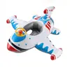 Nuevo Bote Inflable Engrosado con Forma de Avión, Asiento de Natación para Bebés y Niños Pequeños, Flotador de Natación de Rueda con Parasol