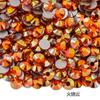 Não. 30 fundo plano diamante de vidro strass diy jóias de unhas redondas de cristal pedra caso do telefone móvel boneca vara broca cerca de 6,5 milímetros