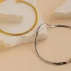 Pulsera de Cruz Geométrica de Moda Transfronteriza Europea y Americana Estilo Ins Nicho Joyería de Puntadas Doble Capa Simple y Versátil