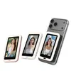 Luz de relleno para pantalla táctil para selfie de teléfono móvil, luz de belleza con zoom de pantalla táctil para selfie trasero, dispositivo de duplicación de pantalla inalámbrico magnético