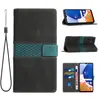 Comércio Exterior Aplicável Samsung S24 Cordão Capa de Couro para Celular A05S Padrão de Malha Emenda Fosca Carteira com Compartimento para Cartões Capa Protetora