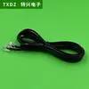 Fabricantes PVC Jumper de Telefone Linha Telefônica Plana Cabo de Telefone Fixo Cabo de Extensão Telefônica RJ11 Cabeça de Cristal