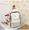 2023 mochila popular feminina mochila do ensino médio estudante da escola primária estudante universitário mochila de duas peças bolsa crossbody de grande capacidade
