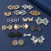 Fivela de Broche com Alfinete para Suéter com Strass de Novo Estilo, Fivela de Liga para Manto, Presilha para Cachecol, Cinto Afunilador de Cintura Estilo Europeu e Americano, Broche Fixo, Atacado