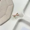 Anillo de Nuevo Estilo Apilable con Cruz de Esmalte Microincrustado para Mujer, Diseño Abierto Ajustable, Anillo Versátil de Gama Alta para Dedo Índice