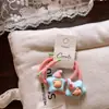 Laços de Cabelo Desenho Animado Fofos, Exclusivos Estilo Coreano Pacote com 2 Faixas de Cabelo de Frutas, Presilhas de Cabelo Xadrez Estrela para Meninas, Presilhas Bico de Pato Coloridas