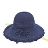 Chapéu de Palha Feminino com Tira de Renda Chapéu de Pescador de Renda Novo Chapéu de Sol Respirável Vazado para Viagem à Praia
