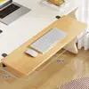 Tablero de extensión para escritorio, escritorio de oficina sin taladrar, organizador de escritorio expandible, plegable, ampliado y alargado, tablero de extensión con reposabrazos