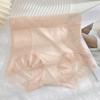 Ropa interior sexy de encaje de cintura alta que contrae el vientre, entrepierna de algodón para mujer, transpirable, agradable para la piel, plástico ligero, translúcido, bragas sexys para mujer