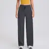 Pantalones de Yoga de Pierna Ancha Nuls para Mujer, Pantalones Rectos Versátiles de Caída Suelta Adelgazante para Deportes, Correr al Aire Libre y Fitness, Pantalones Largos