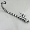 Acero inoxidable 304 grifo de cocina de un solo enfriamiento de un solo seno grifo de caño para lavabo de verduras vertical para lavabo de verduras alta curvatura giratorio