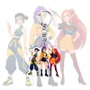 Grupo de Brujas Cazadoras Llavero Acrílico Rumi Mira Zoe Periférico de Anime Colgante para Mochila