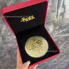 Nova Moeda de Ouro com Pintura Dourada, Barra de Ouro Puro 999, Moeda de Ouro, 520 Feliz Aniversário, Princesa, Por Favor Fique Rico, Presente, Lembrança