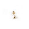E1401 Accesorios para joyería DIY tapón para la oreja pendientes de tachuela bala joyería platillo volante tapones para los oídos redondos al por mayor