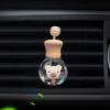 Desenho animado carro perfume garrafa vazia carro saída de ar aromaterapia clipe óleo essencial ins leite chá decorações ornamentos